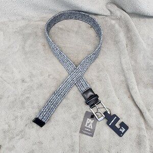 PX Belt Mens 32 Gray Braided Stretch Textile *NWT*